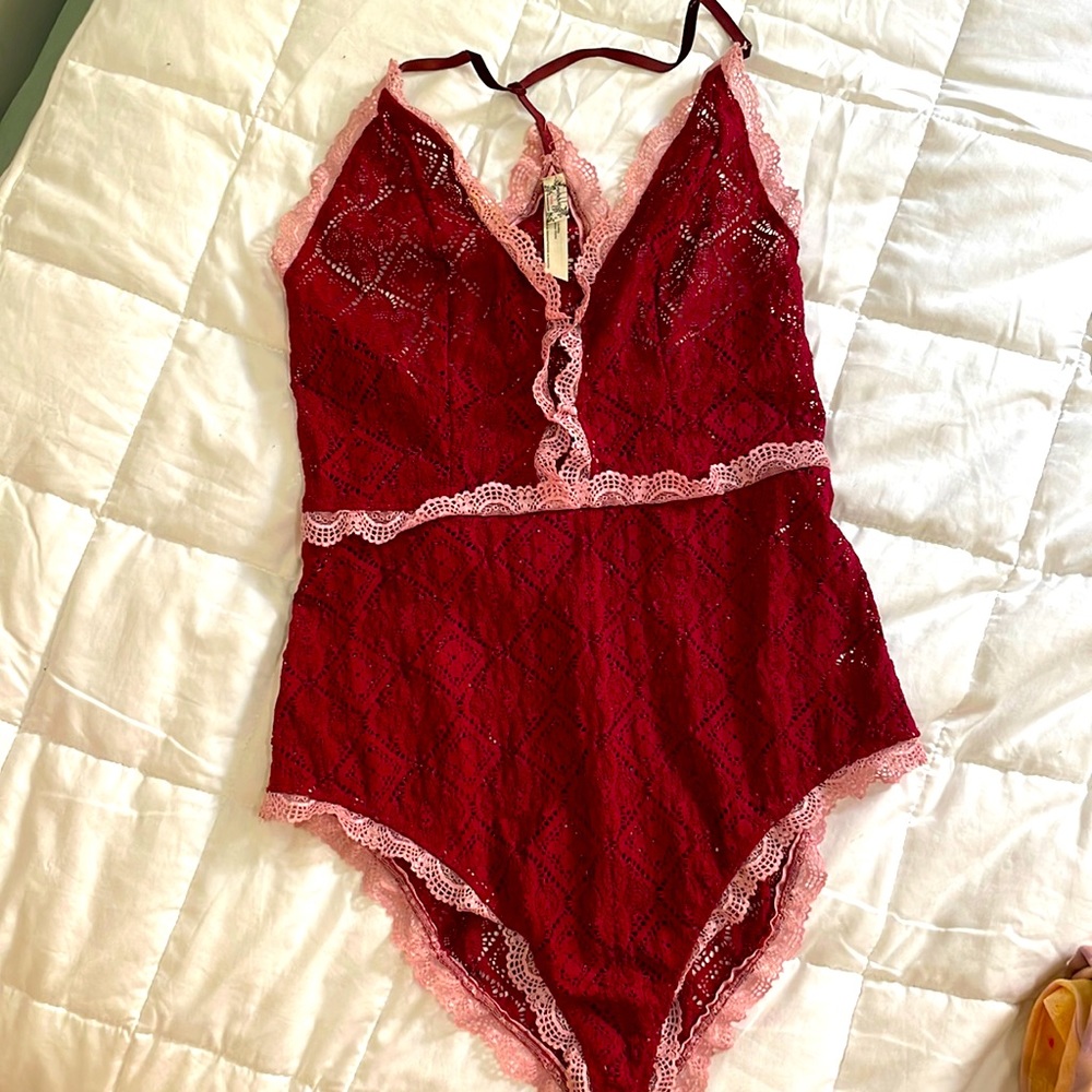 Intimately free people sexy lace body suit